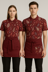 Camisetas Polo de Poliéster Suave de Primera Calidad, Uniformes de Manga Corta con Estampado Digital para Personal de Limpieza de Hoteles, Servicio OEM Unisex - Product Image 5