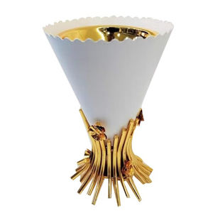 Brûleur Bakhoor en métal de vente chaude pour la décoration intérieure et le parfum Brûleur d'encens moderne arabe du Moyen-Orient pour le parfum - Product Image 1