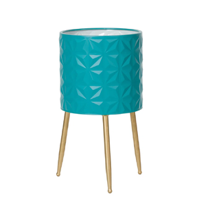 Macetas y jardineras decorativas elegantes de metal de latón con aspecto llamativo con soporte para uso en el hogar y el jardín, maceta atractiva - Product Image 4