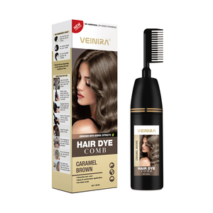 Tinta per <span class=keywords><strong>Capelli</strong></span> OEM a Base di Erbe, Senza Ammoniaca, Facile da Usare, in Crema con Applicatore a Pettine, Copre i <span class=keywords><strong>Capelli</strong></span> Grigi, Colore Duraturo - Product Image 2