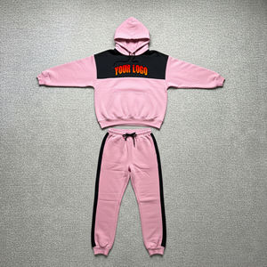 ชุดสูท100% มีฮู้ดสำหรับผู้ชายชุด2ชิ้นสำหรับฤดูหนาวขนาดใหญ่พิเศษพิมพ์โลโก้ได้ตามต้องการ - Product Image 1