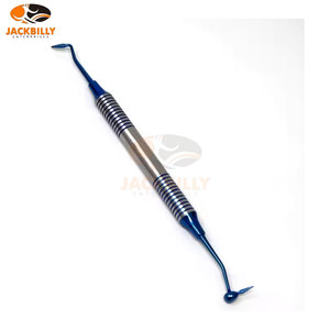 Spatule de remplissage en résine composite dentaire manuelle de qualité supérieure, tête plaquée titane, poignée ergonomique épaisse, instruments dentaires orthodontiques - Product Image 5