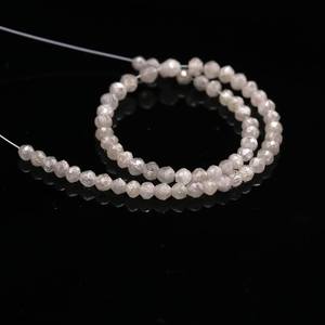 Pulsera de Cuentas de Diamantes Blancos Lustre LD con Certificado de Terceros, Regalo para el Día de San Valentín - Product Image 2