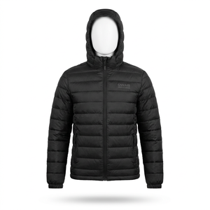 Winter Classic Stand Collar <b>Waterproof</b> Windbreaker Thick Quilted Jacket Down Jacket Down Jacket Winter Portability <b>Warm</b> <b>Coat</b> - Product Image 1