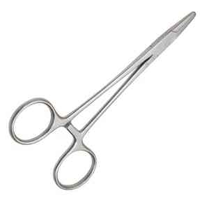 Porte-aiguille TC chirurgical à poignée de précision ergonomique Suture manuelle précise en acier inoxydable durable pour les procédures chirurgicales - Product Image 1