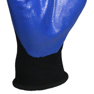 Gants de travail MaxiTough en nitrile 13G, <span class=keywords><strong>coque</strong></span> en <span class=keywords><strong>polyester</strong></span>, revêtement lisse en nitrile, protection de sécurité, gants de travail personnalisés pour l'exploitation minière, le jardinage - Product Image 6