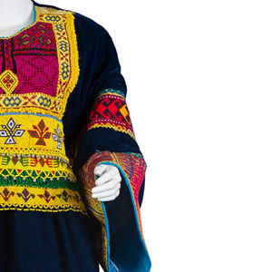 Banjara Tribal Ethnic Afghani Dress Best Quality Contrast Color <b>Ankle</b> Length Long Sleeve Vintage Casual Modern Customizable - Product Image 3
