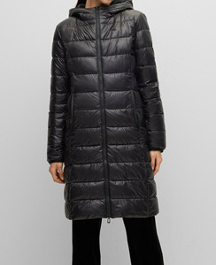 Manteau d'hiver long matelassé en coton camouflage imperméable et coupe-vent pour femmes, avec broderie tissée - Product Image 3