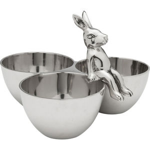 Vaisselle en métal pour fête de mariage, bol de pièce maîtresse à 2 sections pour servir des desserts, bonbons, décoration élégante pour servir des desserts - Product Image 4