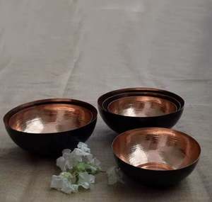 ชามโลหะทองแดงสีดำ2025สินค้าขายดีในดีไซน์หรูหราและไม่เหมือนใคร - Product Image 4