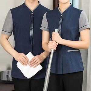 Nuevo estilo último diseño Chef uniforme Unisex alta calidad cocina Hotel restaurante Chef uniforme Color sólido - Product Image 4