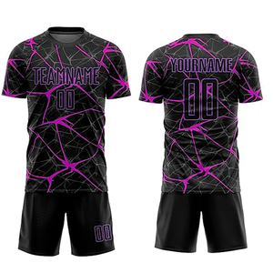 Sublimación completa 100% poliéster Francia camisetas de fútbol secado rápido superventas equipo de entrenamiento conjunto de uniforme de fútbol - Product Image 4