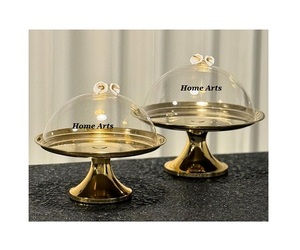 Servidor de aperitivos de acero inoxidable de la más alta calidad con cúpula, tamaño personalizado, soporte de Chocolates de forma redonda con cúpula - Product Image 6