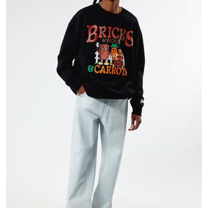 Sweat-shirt personnalisé pour hommes de haute qualité, tissu polaire doux avec motifs et logos personnalisés, parfait pour les vêtements décontractés et la marque - Product Image 2