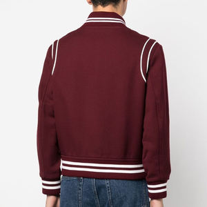 Chaquetas universitarias bordadas y con estampado personalizado de alta calidad Chaquetas universitarias para hombres de precio razonable más vendidas - Product Image 3