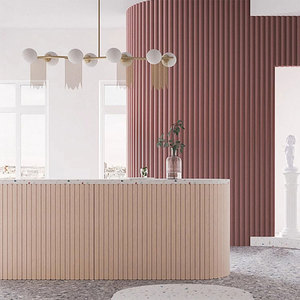 Pannelli pieghevoli a parete flessibili flottati decorativi in PVC ad alta densità pannelli per stampaggio da 20mm di spessore <span class=keywords><strong>Design</strong></span> moderno - Product Image 6