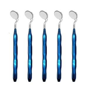 Juego de Espejos Dentales de Acero Inoxidable, Espejo de Inspección Oral Antivaho con Mango Ergonómico, Manual para Uso en Clínicas Dentales - Product Image 4
