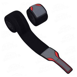 Bandage de boxe personnalisé en coton imprimé en usine, enveloppe de main personnalisée, enveloppe de main de boxe de sécurité pour frappe rapide - Product Image 5