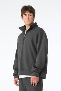 Sudadera con Capucha y Cremallera, Estilo Nuevo, Holgada, con Hombros Caídos, Tejido de Forro Polar Cálido y Duradero para Invierno - Product Image 2