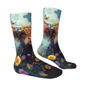 2025 Latest Design Men's High Quality Cotton Sports <b>Socks</b> Customized Size <b>Color</b> Anti-Slip Feature Wholesale Customized Style - Product Image 2