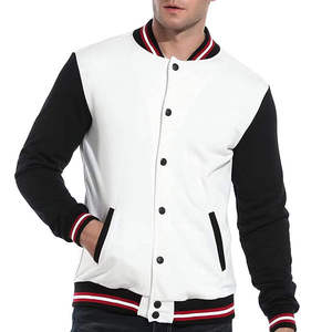 Chaqueta Universitaria Personalizada para Hombre de Alta Calidad, Fabricada por OEM, con Logotipo Frontal, 100% Algodón, Resistente al Viento y Ecológica - Product Image 6