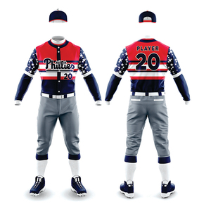 Uniforme de béisbol a la moda al por mayor, ropa deportiva cómoda y elegante, técnicas de entrenamiento impresas transpirables y de secado rápido en equipo - Product Image 5