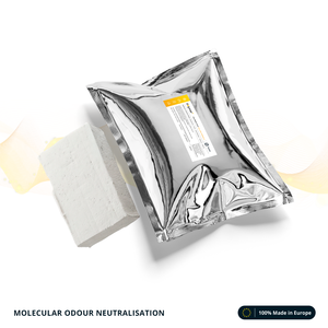 Neutralizador Pasivo de Olores Polímero Plus Fórmula Amarilla: Olores de Drenaje, Alcantarillado, Orina y Heces - Tableta Sólida de 40g - Listo para Usar - Product Image 1