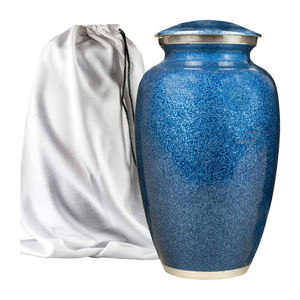 Urnas de cremación de diseño moderno Recuerdo de metal de aluminio para cenizas humanas adultas Precio razonable Diferentes acabados para funerales - Product Image 1