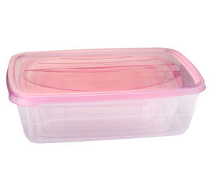 BPA-Free 2 PCS <b>Set</b> of 1250+2200 ML <b>Microwave</b> Safe Rectangular Storage Containers Food Grade Plastic Storage Baskets - Product Image 3