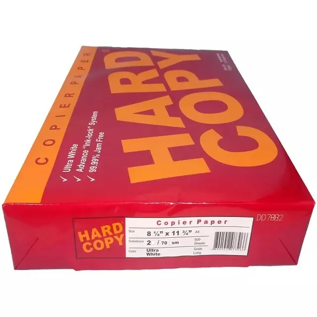 Hard Bond A4 Papel De Cópia/80 gsm 75gsm e 70gsm Hard Bond A4 Papel De Cópia/Fabricante OEM