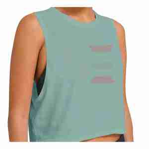 Wholesale Women tank <b>Top</b> Gym Workout Fitness Sleeveless <b>Crop</b> <b>Tops</b> Breathable Sports Training Yoga Vest - Product Image 1