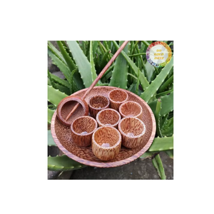 ถ้วยชาทำจากไม้มะพร้าวคุณภาพสูงผลิตขึ้นสำหรับร้านอาหารโรงแรมและชาที่ให้บริการสินค้าส่งออกจากเวียดนาม - Product Image 1