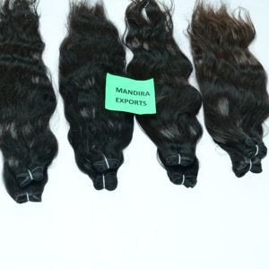 100% Aucun traitement chimique en gros vierge noir ondulé faisceaux temple vietnamien extensions de cheveux humains - Product Image 5