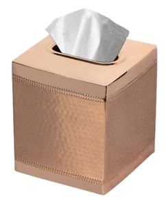 Nouvelle boîte à mouchoirs en acier inoxydable avec finition dorée Vaisselle décorative pour le dîner Porte-mouchoirs élégant pour la maison et le bureau - Product Image 3