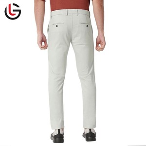 กางเกงชิโนทรงเข้ารูปสำหรับผู้ชายกางเกงชิโนทรงเข้ารูปพิมพ์โลโก้ได้ตามต้องการ - Product Image 3