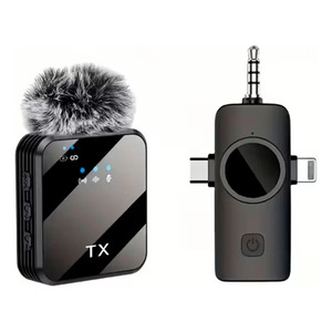 <b>Wireless</b> Lavalier Microphone for Cell Phone <b>Camera</b> 3.5mm - Assorted Colors - Product Image 1
