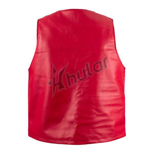 เสื้อกั๊กหนังสำหรับนักขี่จักรยานสีน้ำตาลสำหรับผู้ชายเสื้อโค้ทสำหรับใส่แข่งรถจักรยานยนต์ไซส์ใหญ่พิเศษดีไซน์เฉพาะ - Product Image 4