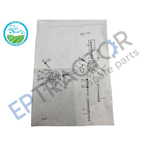 Kit de joints de pompe hydraulique RE29109 compatible avec les tracteurs John Deere 310B 3140 4000 4020 4755 - Product Image 2