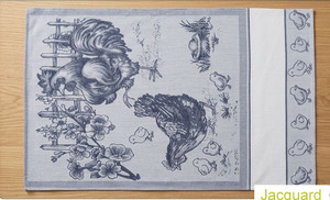 Serviettes de cuisine en coton jacquard écologiques, séchage rapide, logo personnalisé, taille sur mesure pour hôtels, clubs et restaurants, usage domestique - Product Image 5