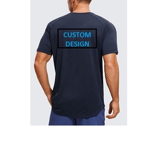 Venta al por mayor personalizado en blanco impreso 100% poliéster hombres camisetas de gran tamaño de BD - Product Image 6