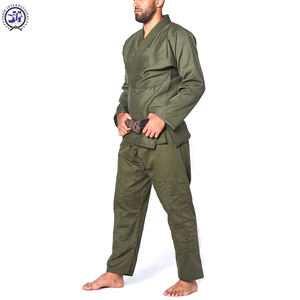 Uniforme de Karate de Tela de Algodón de Último Diseño OEM, Alta Calidad, Precio Económico, Mangas Completas, Color Personalizado, Logotipo Frontal para Adultos - Product Image 4
