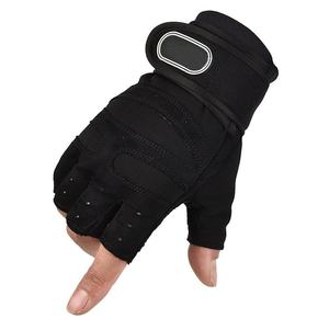Gants de fitness demi-doigts pour musculation haltérophilie respirant anti-dérapant gants de vélo de gymnastique pour hommes en cuir - Product Image 5