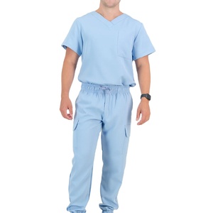 Wholesale Manufacturer Medical Suit Pocket Nursing Overall Scrub Men <b>Doctor</b> Uniform <b>Sets</b> New Design <b>Doctor</b> Uniform 2026 - Product Image 1