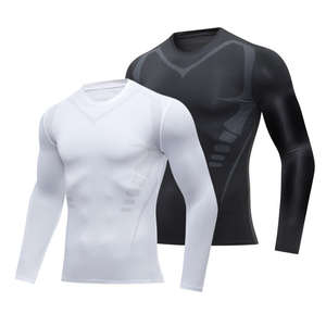 Make Your Own <b>Compression</b> <b>Shirt</b> Workout <b>White</b> Youth <b>Compression</b> <b>Shirt</b> Printing Basketball Tops - Product Image 5