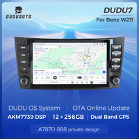 Radio para Auto DUDU7 con Android 7870 de 8 Núcleos, DSP Estéreo, 4G LTE, USB, para Benz W211 de 8 Pulgadas, Car Play, BT, WIFI, DVR