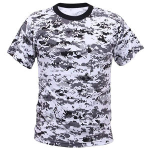T-shirt sur mesure pour hommes de haute qualité 100% polyester coton conception élastique style décontracté uni - Product Image 4