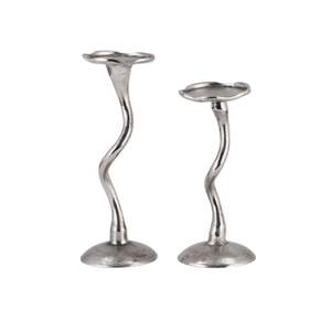 Metal Candle <b>Holder</b> Set Elegant Antique Finish Candle <b>Stand</b> for Wedding Banquet and Home Decoration - Product Image 6