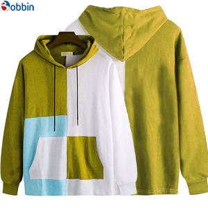 Sweat à capuche unisexe en coton personnalisé, plusieurs couleurs, logo et couleur personnalisés, style hip-hop, polaire épaisse à rayures, sweat à capuche pour hommes - Product Image 4