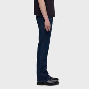 Pantalones vaqueros acampanados azul oscuro para hombre, Vaqueros acampanados de inspiración vintage con ajuste moderno, perfectos para atuendos informales y estilo callejero Retro - Product Image 3