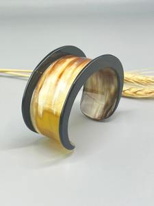 Prix de gros boutons de manchette en corne écologiques faits à la main avec des formes personnalisées pour la mode durable Par HF CRAFTS - Product Image 2